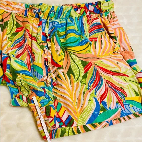 EUC- C&C California Colorful Linen Tank and Shorts Set- Medium - Picture 13 of 16